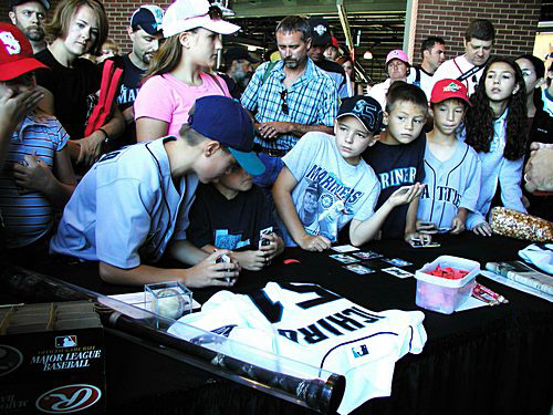 After the bust in the baseball card market, wax packs are making a comeback at Safeco Field.
