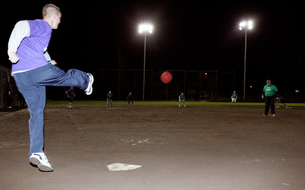 The largest kickball league in the nation has copyrighted rules and a litigious reputation.