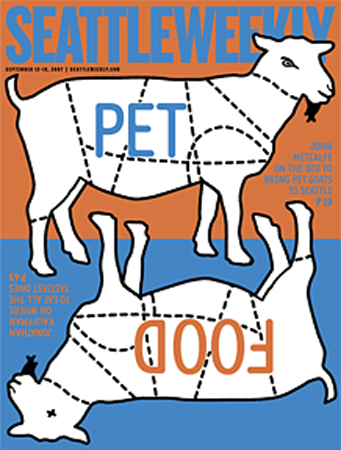 September 12, 2007: LetaE™s Goat Crazy! by John Metcalfe