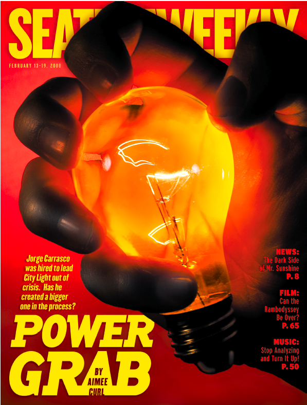 February 13, 2008: Short Fuse: Jorge Carrasco's Polarizing Tenure at the Top of City Light by Aimee Curl