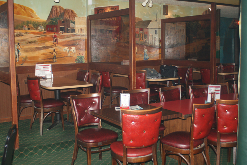 The Little Red Hen, Greenlake: Painted in the early nineties by former PI advertising artist Ray Jeffries, this is the most personal of all the murals I viewed. When I asked why it was painted, promotions manager Connie Robertson told me He just did whatever he wanted. They (Jeffries and then owner, Judy Olsby) were best friends.