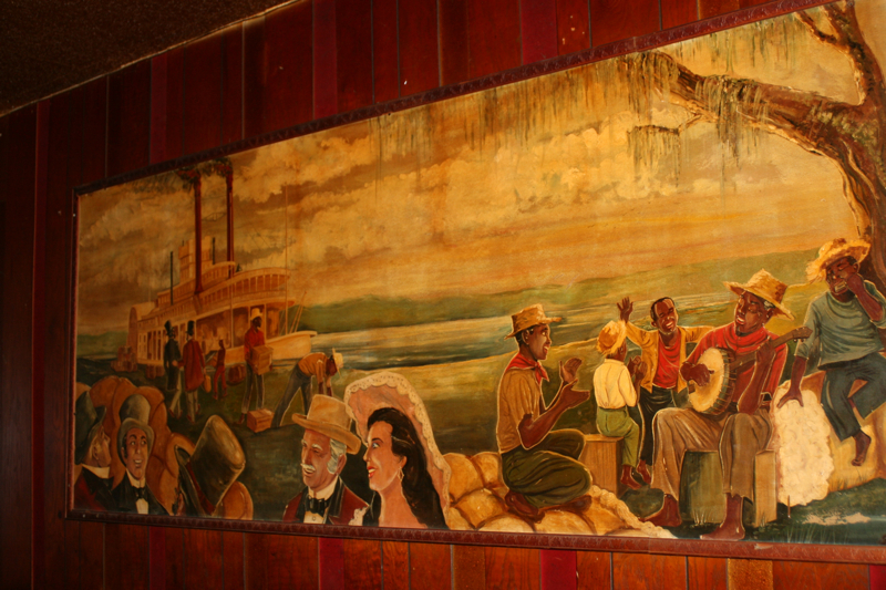 The Golden City: Unfortunately, not every story is known, as in the case of the Golden City which is home to two huge paintings that Seattle Weekly's own Mike Seely aptly described as maritime slave murals.