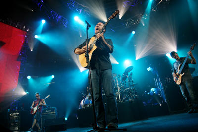 Dave Matthews Band, Cricket Wireless Pavillion, Aug. 23: Yes, DMB spent another summer on the road. But this time, it was green-themed, encouraging fans to carpool to the band's shows. Meanwhile, band members arrived individually on separate busses. The show in Phoenix was particularly memorable, in that it took place the day after the death of saxophonist and founding member LeRoi Moore. Pictured are flowers left on the stage at Cricket Wireless Pavillion in MooreaE™s memory.