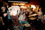 Monotonix, Every Show, America: Seen here at Cake Shop, on the Lower East Side of Manhattan, Monotonix did not keep a low profile this summer.