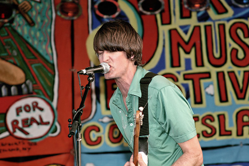 This year, Stephen Malkmus (pictured) and Broken Social Scene headlined the Village Voice sponsored all-day festival.