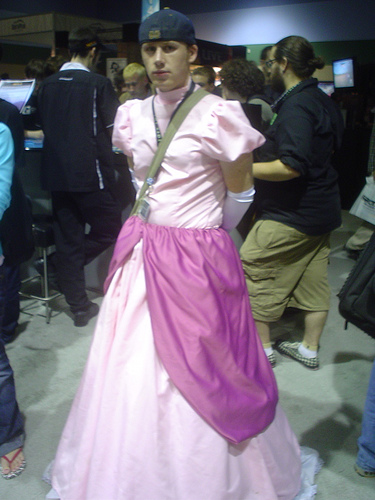 9. Why, Princess Peach, I see youaE™veaE¦ changed. This butch beauty is a Penny Arcade tradition, baseball cap and all.