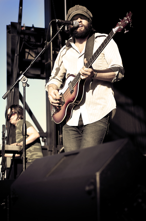 Here's a look at the band's set on Sunday afternoon. All photos