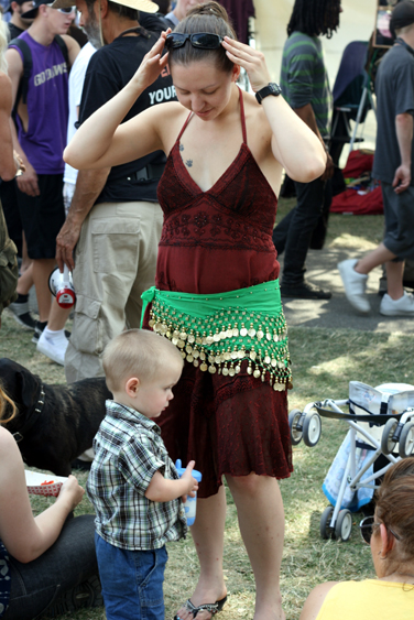 A look at day two of the annual celebration of green at