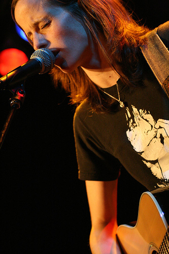 Sera Cahoone closed out the Noise for the Needy benefit with Okkervil