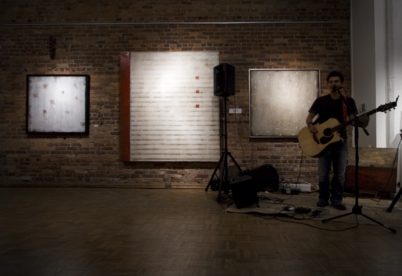 Thomas Starks has a great voice and new album, Songs From the Bus Stop. He played at Artforte during artwalk, but you can catch him tonight (Aug 8) at The Edgewater.