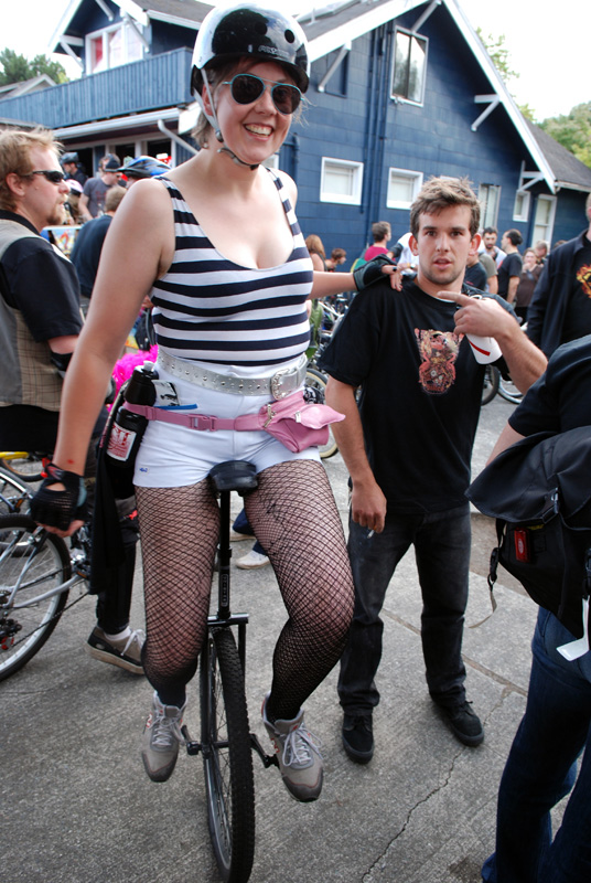 First time on the unicycle?