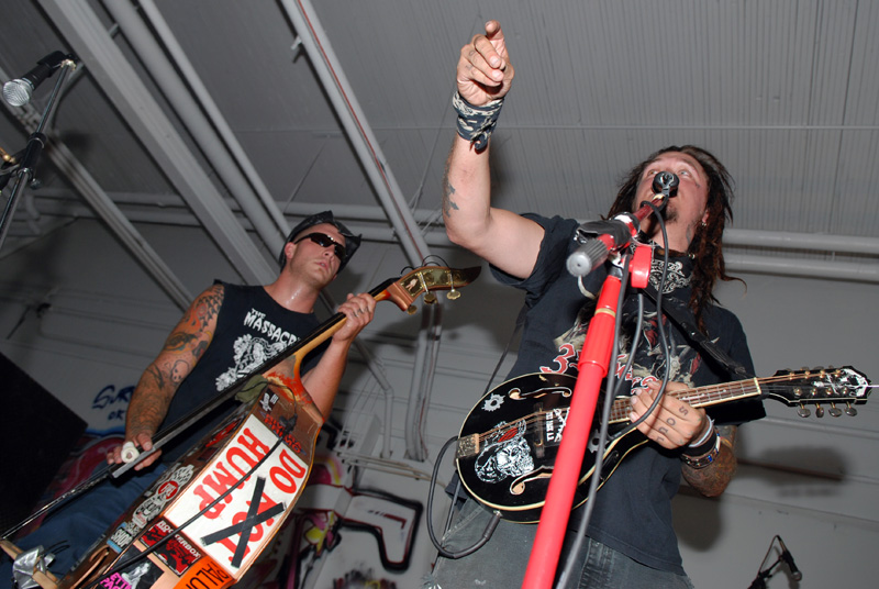 Indoors, things were more rockabilly.