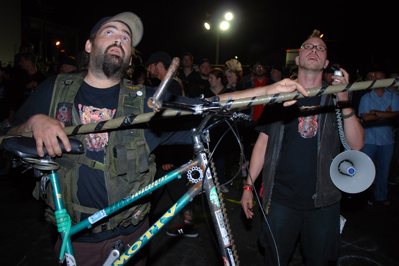 The joust announcers hold their breath.