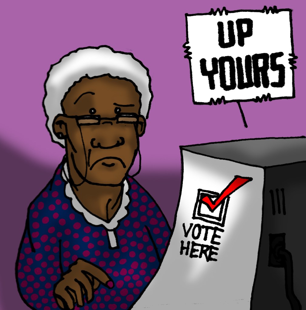 From OhioaE¦ The Diebold Machine. In 2004, the Diebold swing vote broke late for incumbent George W. Bush. If Diebold canaE™t erase ObamaaE™s 1.5-point edge, no one can. Advantage: McCain