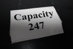 The seemingly arbitrary fire code max capacity of 247 was surely met, and maybe exceeded. The place was packed.