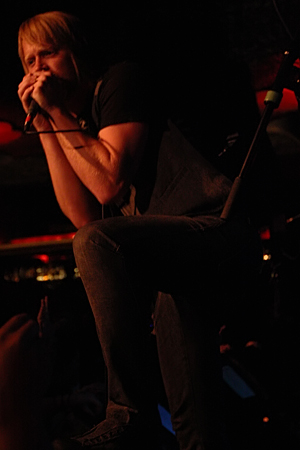 Matt MacDonald, The Classic Crime's lead singer, opens up the set on Tuesday night.