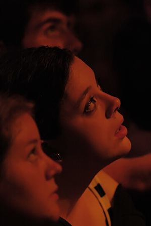 Looking on in awe...