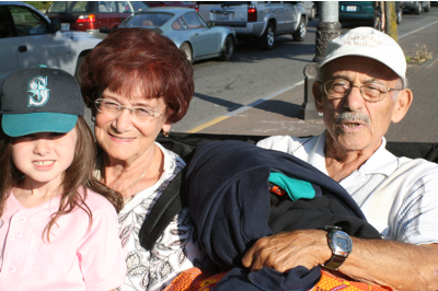 Here's a look at people in downtown Seattle on the evening of