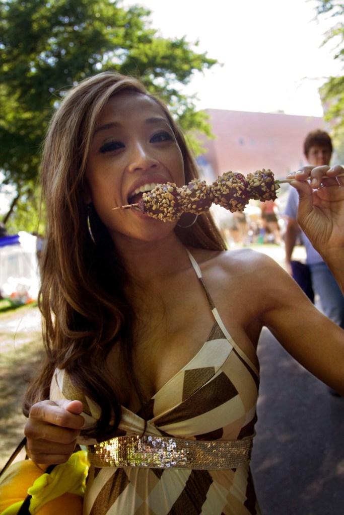 It's the chocolate dipped strawberries for Kitty.