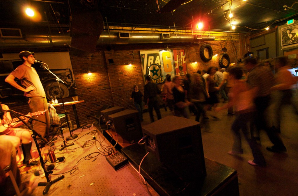 The Tallboys host square dancing every Monday evening at The Tractor Tavern