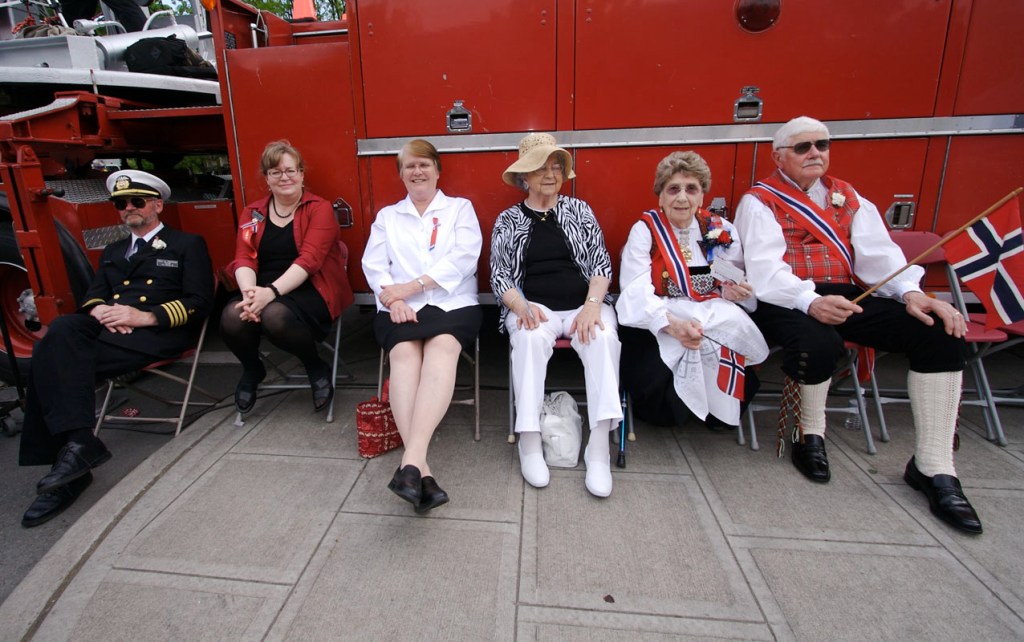 Here's a look at the folks who turned out for Ballard's Norwegian