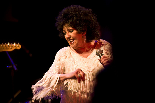 Wanda Jackson performed at The Tractor on Friday, May 2.