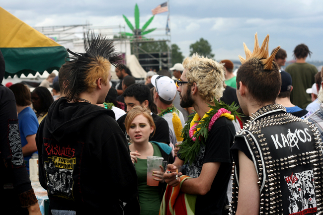 The annual celebration of all things green went down at Myrtle Edwards