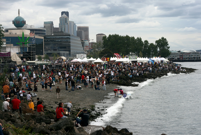 The annual celebration of all things green went down at Myrtle Edwards