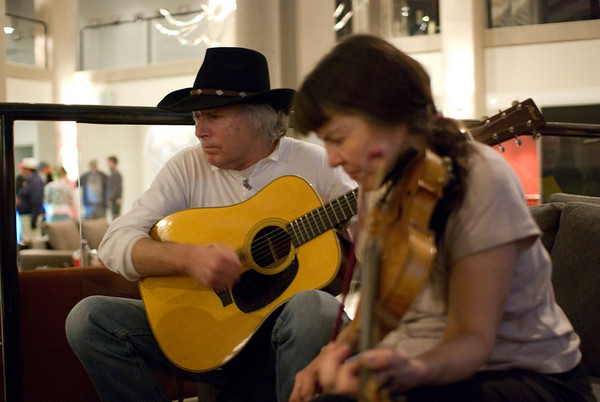 There was no fee to perform in the lobby.