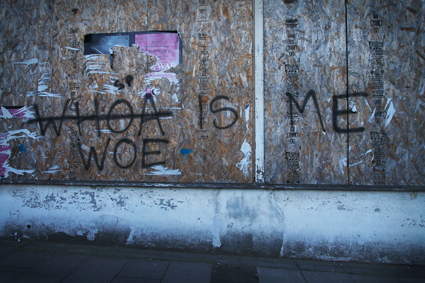 Photo of the Day, Jan. 25. Whether whoa or woe, it appears to be written on the beginnings of another Ballard condo building.