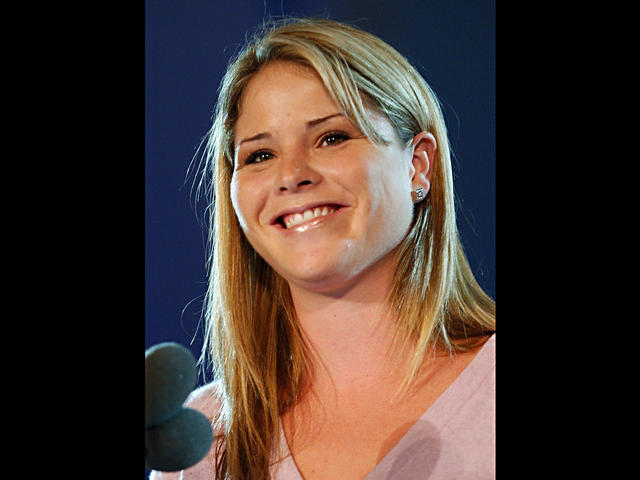 **FILE** Jenna Bush introduces her mother, first lady Laura Bush, at a campaign rally, in a Friday, Sept. 10, 2004, photo, in Lewiston, Maine. President Bush's daughter Jenna plans to live in the District of Columbia and teach at a public school serving low-income children.  A spokesman for first lady Laura Bush, Gordon Johndroe, confirmed that Jenna would go to work for a public school in Washington but declined to disclose where she has applied for a teaching position or other details. Jenna Bush graduated last spring from the University of Texas with a degree in English.(AP Photo/Robert F. Bukaty, File)