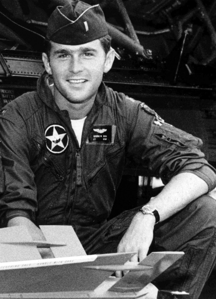 HS381     George W. Bush in the Texas Air National Guard, 1968 - 1973.Photo Credit:  George Bush Presidential Library