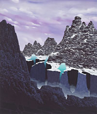 At James Harris Gallery, paintings by Adam Sorensen.