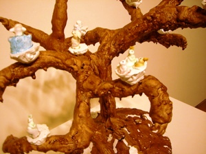 At James Harris Gallery, a sculptural Tree by Claire Cowie.