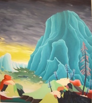 At James Harris Gallery, paintings by Adam Sorensen.