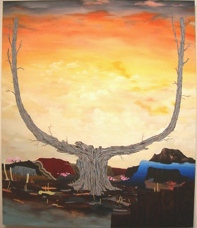 At James Harris Gallery, paintings by Adam Sorensen.