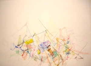 A selection of paintings at Lawrimore Project.