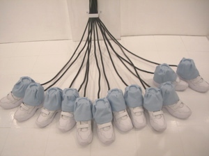 At Soil this month, teenage angst, poetry, and a clever (scented) bird feeder by Fire Retard Ants. For more about what these sneakers are up to, see the related I SAW THIS.