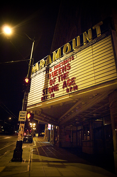 Outside the Paramount