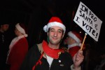 Lotsa booze, plenty of Santas, and their assault on the city, Saturday,