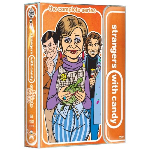 16. Strangers with Candy (The Complete Series)Amy Sedaris, Stephen Cobert and Paul Dinello stole and perverted a lot of things from After School Specials, including packaging shaped like a Trapper Keeper. The downside: like many of these packages, it is form over function, as the cardboard Keeper isn't as solid as the real thing.
