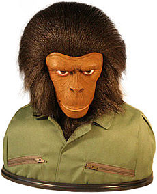 14. Planet of the Apes (The Ultimate DVD Collection)Fourteen discs of science fiction stuffed inside a chimpanzee's head? It's not just a beautiful dream anymore. This furry bastard looks great on a shelf watching your every move, biding his time until the day he strikes you down and takes your place.