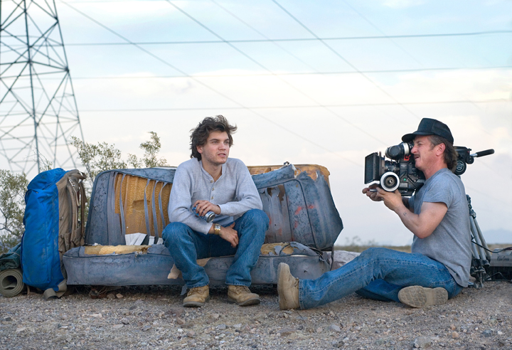 Sean Penn's Into the Wild, starring Emile Hirsh, and featuring the music