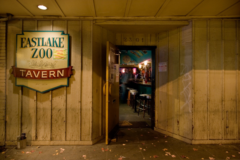 Eastlake Zoo: With its virtually windowless exterior and beastly name, the Eastlake Zoo could be easily mistaken for a clandestine gay bar back when gay bars were considered taboo.