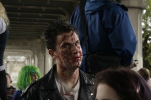 Zombie walk in Freemont on Sunday, Oct. 20.