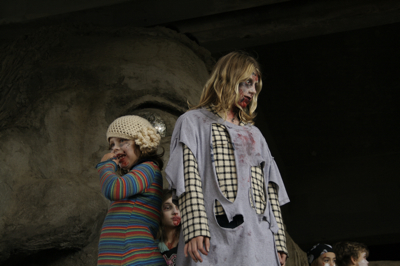 Here is a look at Seattleites at the Zombie walk in Fremont