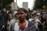 Here is a look at Seattleites at the Zombie walk in Fremont