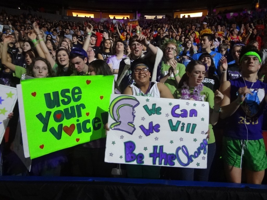 The excited We Day crowd.