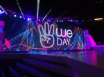The We Day stage.