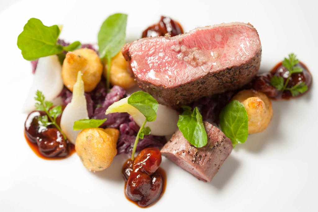 A lamb saddle at Cedarbrook Lodge (Photo by Joshua Huston)